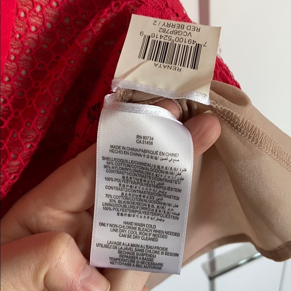 BCBGMaxazria Berry Red Renata Dress - Picture 7 of 8